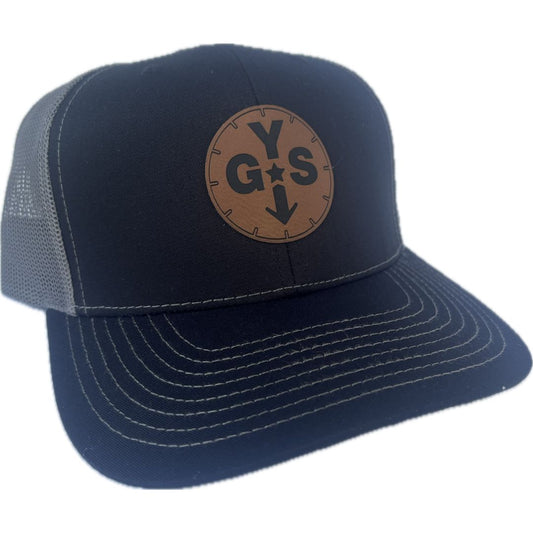 GYS Leather Patch Hat Black/Gray