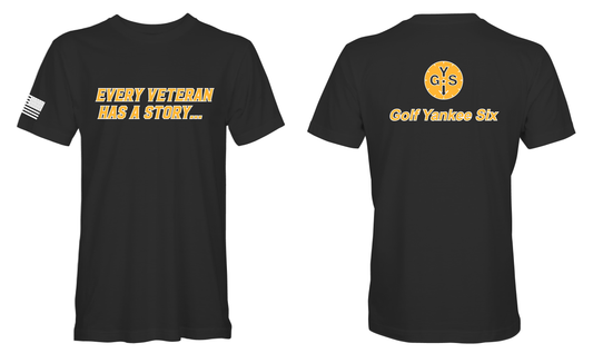 Every Veteran Has A Story - Black and Gold